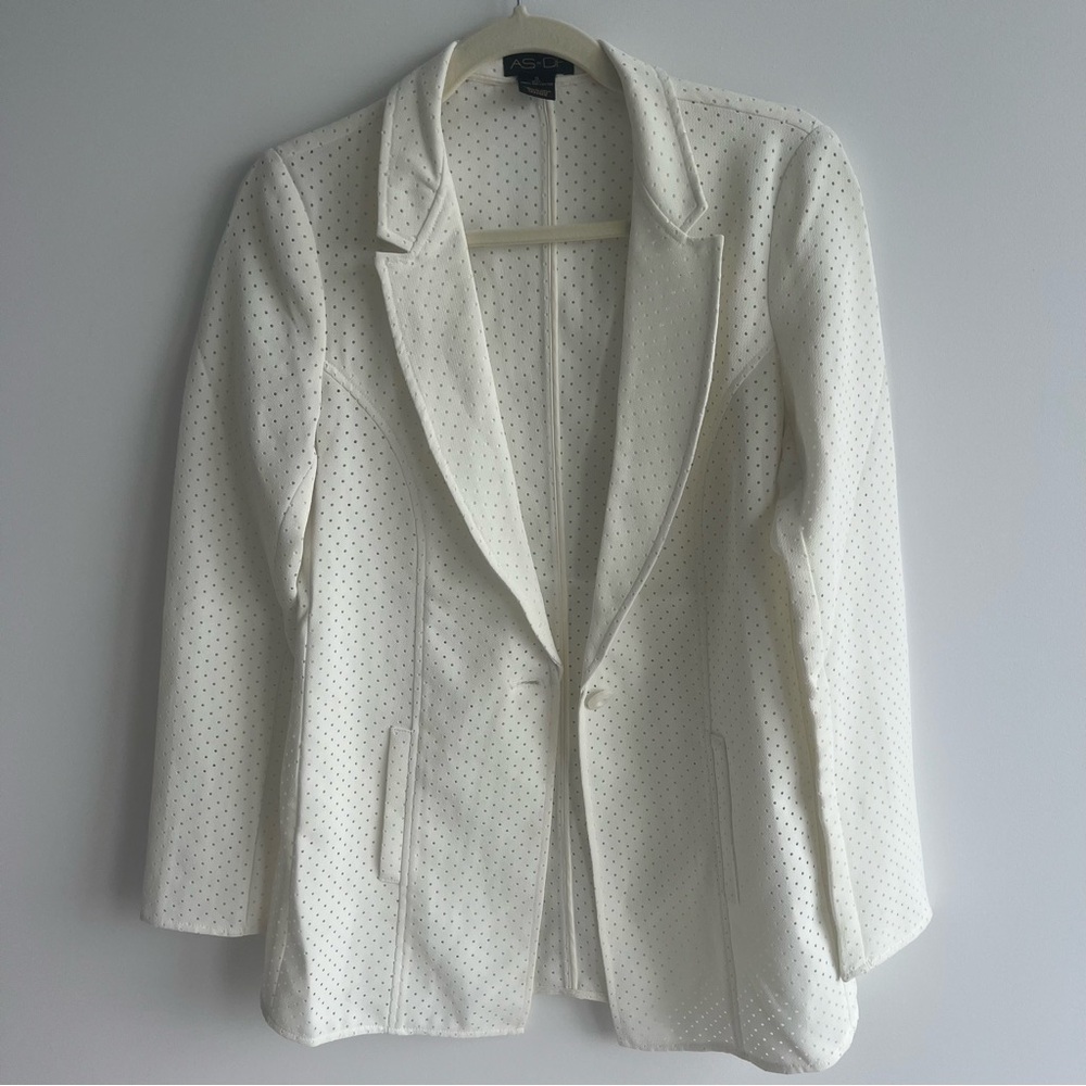 AS by DF Alessia Blazer white